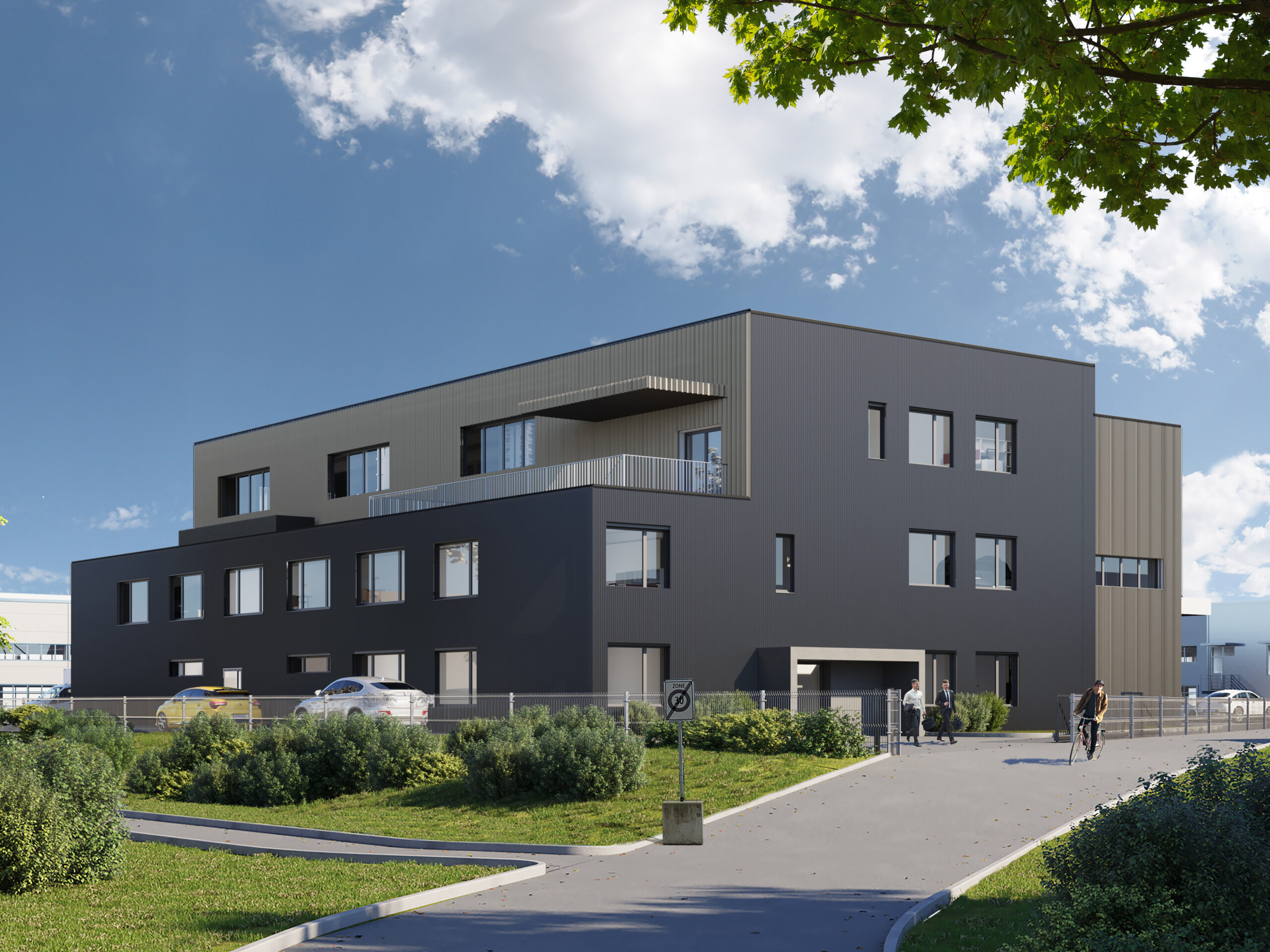 Aussenaufnahme Halle